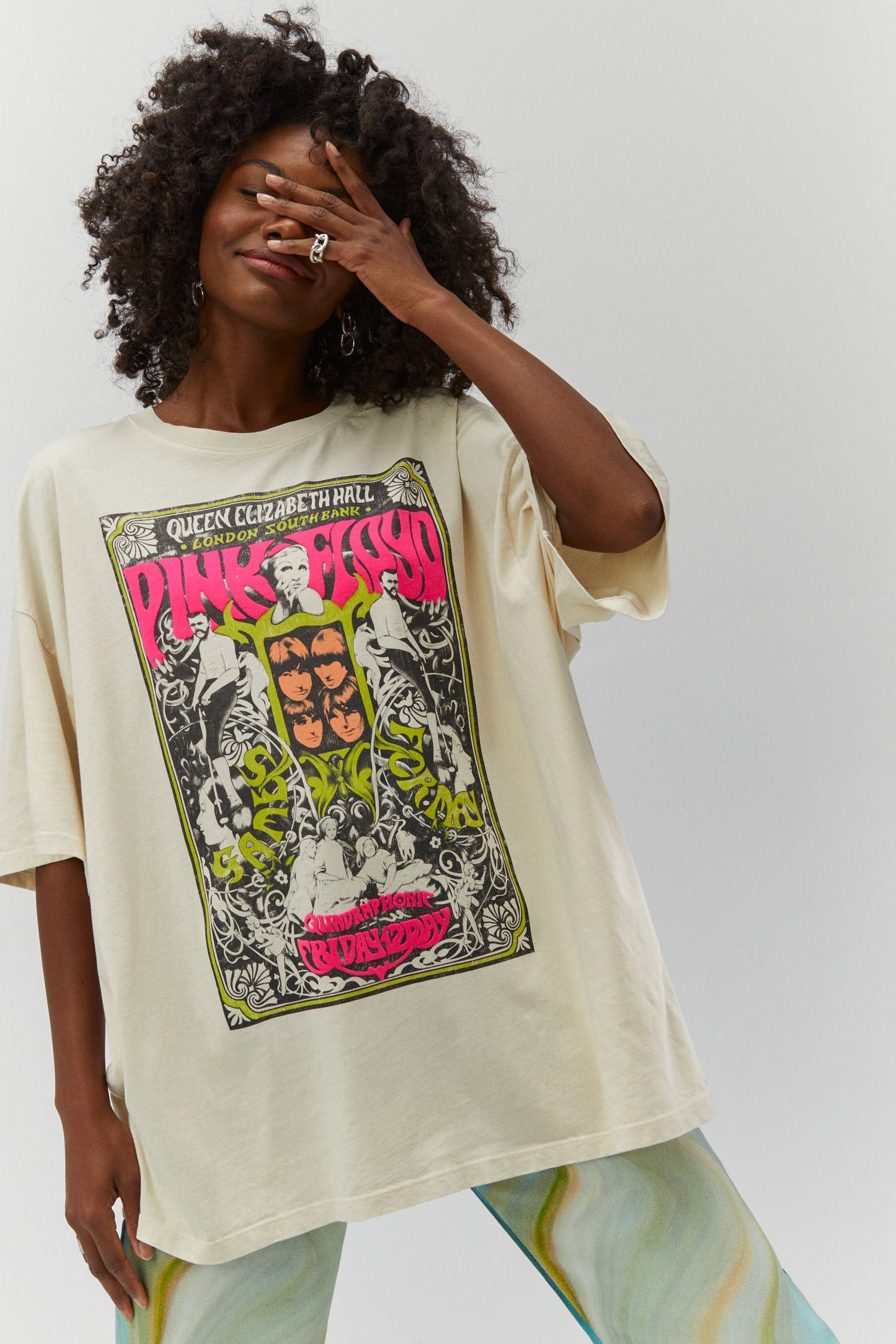 pink floyd t shirt bershka